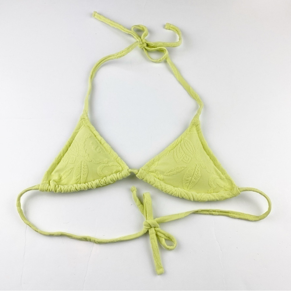 Aerie Terry Adjustable String Triangle Bikini Top… - image 2